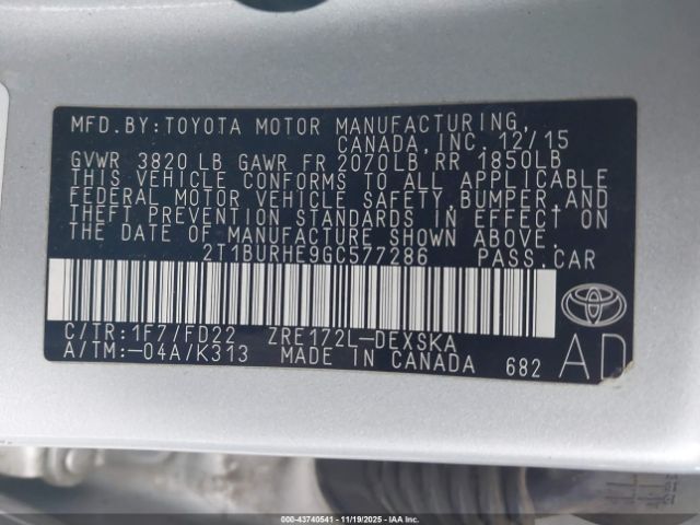 Toyota Corolla S Image 10